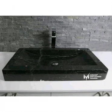 Toros Black Rectangular Sink