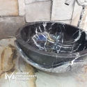 Toros Black Design Split Face Bowl Washbasin