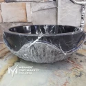 Toros Black Design Split Face Bowl Washbasin
