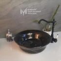 Toros Black Elegant Bowl Washbasin