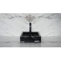 Tros Black Side Faucet Square Sink