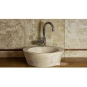 Travertine Faucet Outlet Thick Edge Bowl Washbasin