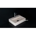 Travertine Square Sink - With Faucet Outlet