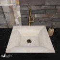 Travertine Modern Desing Square  Sink 