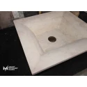 Travertine Modern Desing Square  Sink 