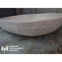 Travertine Oval Rectangular Sink