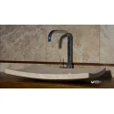 Travertine Leaf Design Sink