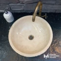 Travertine Special Design Round Washbasin