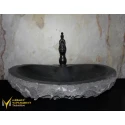 Basalt Faucet Outlet Athracite Exploded Washbasin