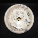 Violet Marble Curved Washbasin