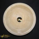 Honey Onyx Mini Round Washbasin