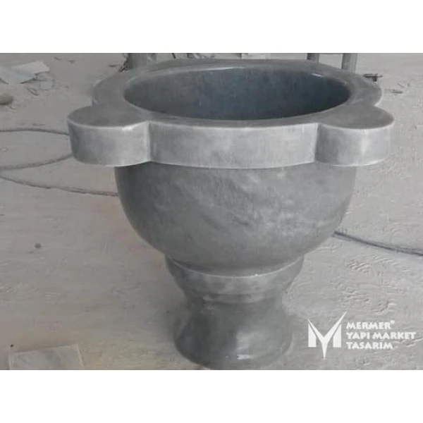 Gray Marble High Footed Standard Hammam ...