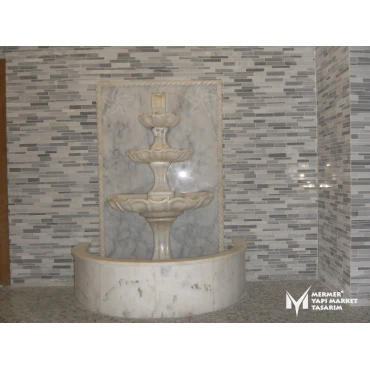 White Marble Special Embroidered Wall Sprinkler