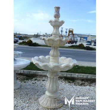 Afyon Marble Cavity Embroidered Pool Sprinkler